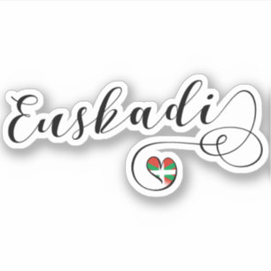 Euskadi, Basque Country Heart Flag
