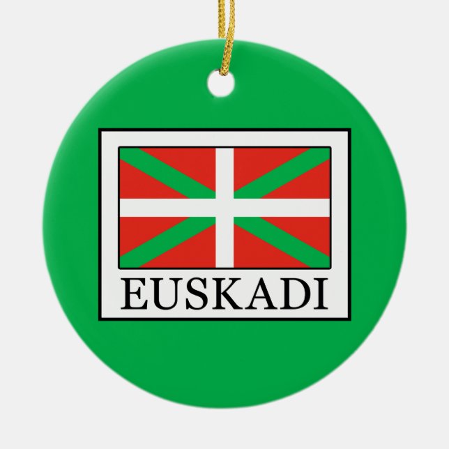 Euskadi Ceramic Tree Decoration (Front)