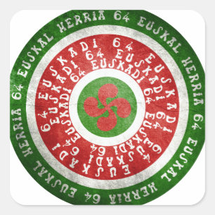 Euskadi Euskal Herria Square Sticker