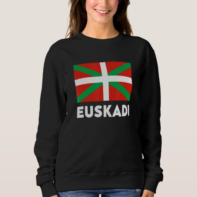 Euskadi Flag Basque Country Flag Sweatshirt (Front)