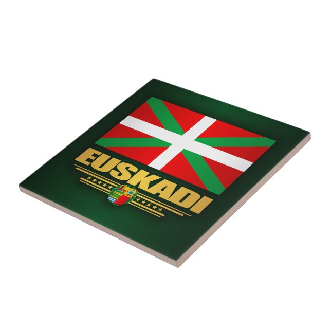 Euskadi Flag Tile (Side)