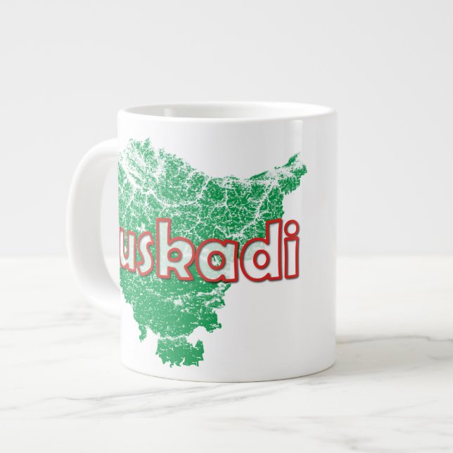Euskadi Large Coffee Mug (Front Left)
