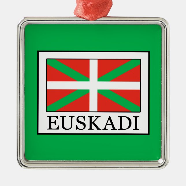 Euskadi Metal Tree Decoration (Front)