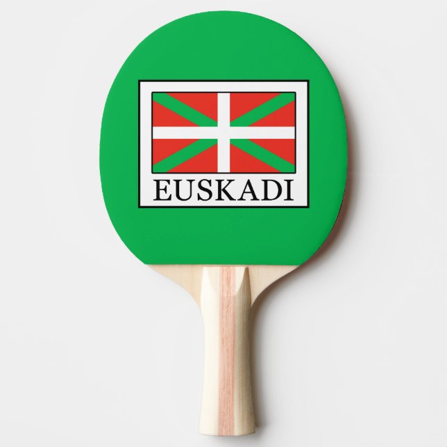 Euskadi Ping Pong Paddle (Front)