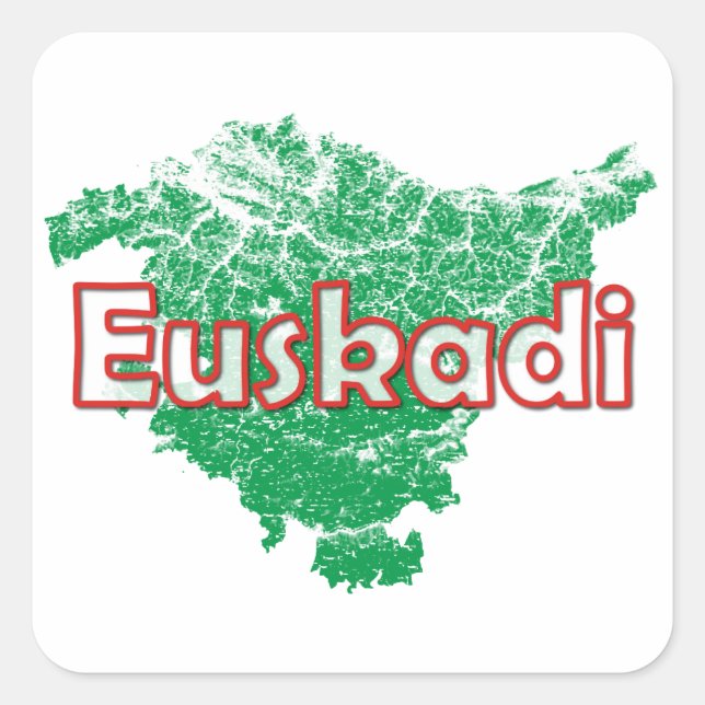 Euskadi Square Sticker (Front)