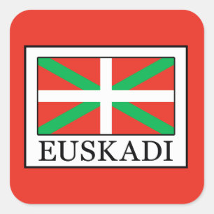 Euskadi Square Sticker