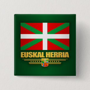 Euskal Herria 15 Cm Square Badge