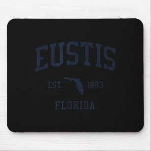Eustis Fl Jn1 Vintage Athletic Blue Design  Mouse Mat