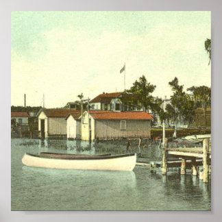 EUSTIS, FL,  Waterfront, - 1907 Poster