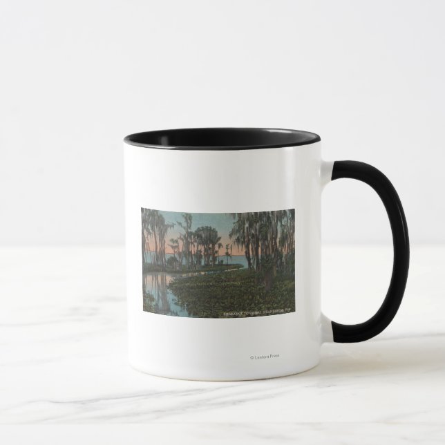 Eustis, Florida - View of Swampy Canal Mug (Right)