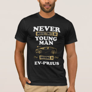EV - PRIUS Car T-Shirt Humour