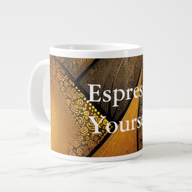 Eva 1 Abstract Design Speciality Mug (Front Left)