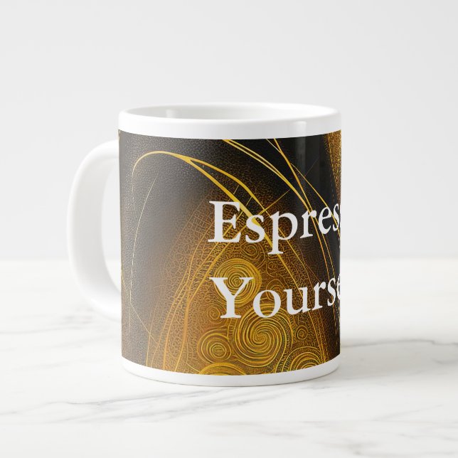 Eva 3 Abstract Design Speciality Mug (Front Left)