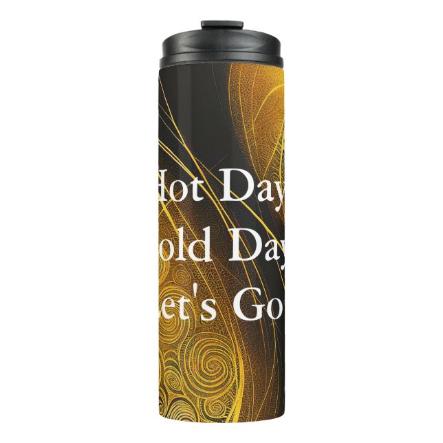 Eva 3 Abstract Design Thermal Tumbler (Front)