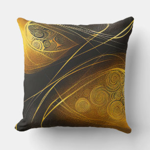 Eva 3 Abstract Design Throw Pillow