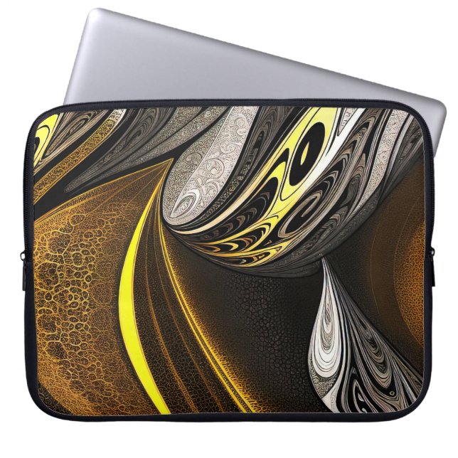 Eva 5 Abstract Design Laptop Case (Front)