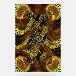 Eva 6 Abstract Design Acrylic Sign
