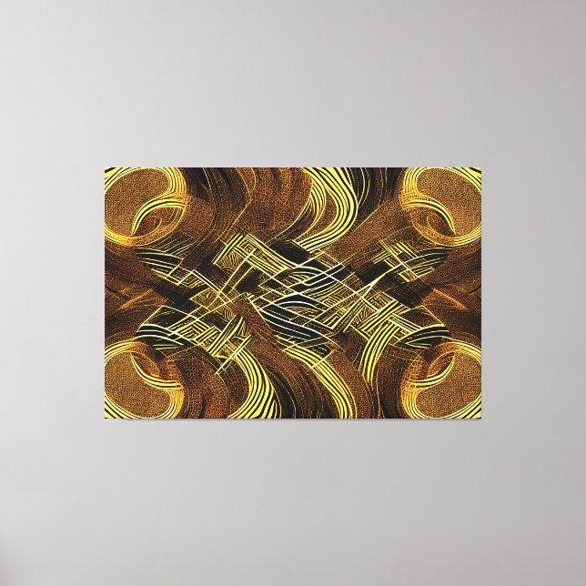 Eva 6 Abstract Design Canvas Print (Front)