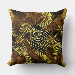 Eva 6 Abstract Design Throw Pillow