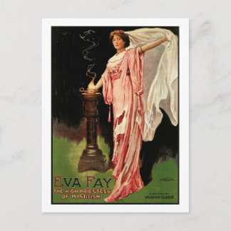Eva Fay ~ The High Priestess of Mysticism Postcard
