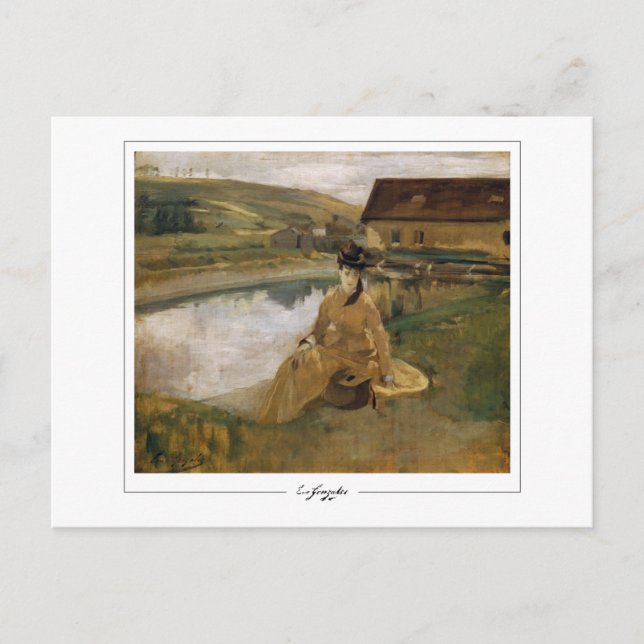Eva Gonzalès #3 - Fine Art Postcard (Front)