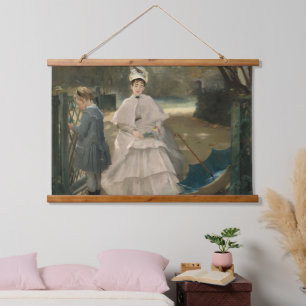 Eva Gonzales Nanny And Child Impressionism Art Hanging Tapestry