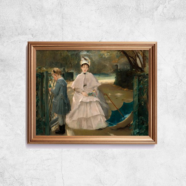 Eva Gonzales Nanny And Child Impressionism Art Poster (Eva Gonzales Nanny And Child Impressionism Art Poster
)