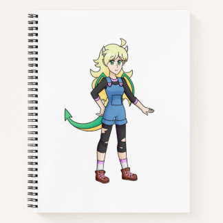 Eva Lightheart the Draconic Humanoid notebook