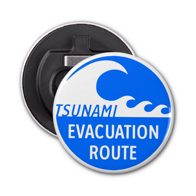 Evacuation Route Highway sign Bottle Opener (Front)