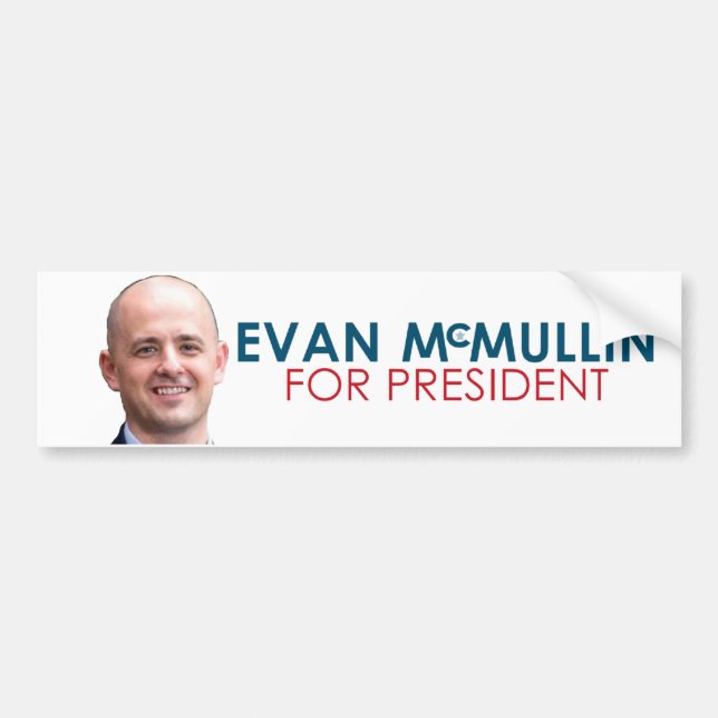 Evan McMullin for President Bumper Sticker (Front)