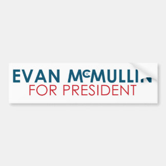 Evan McMullin - It’s never too late Bumper Sticker