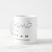 Evan peptide name mug (Front Left)