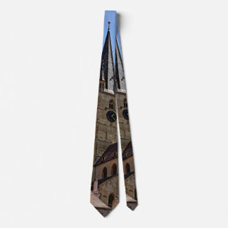 Evangelichal Cathedral Tower Sibiu Romania Tie