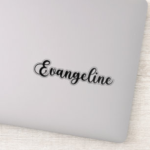 Evangeline Name - Handwritten Calligraphy