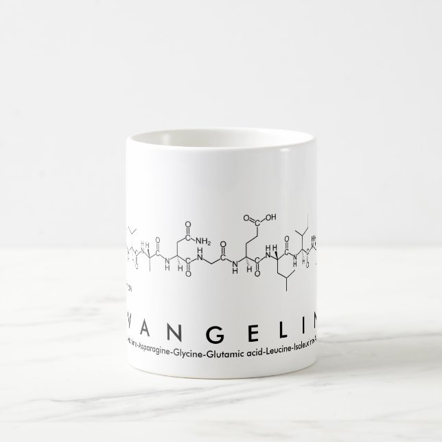 Evangeline peptide name mug (Center)