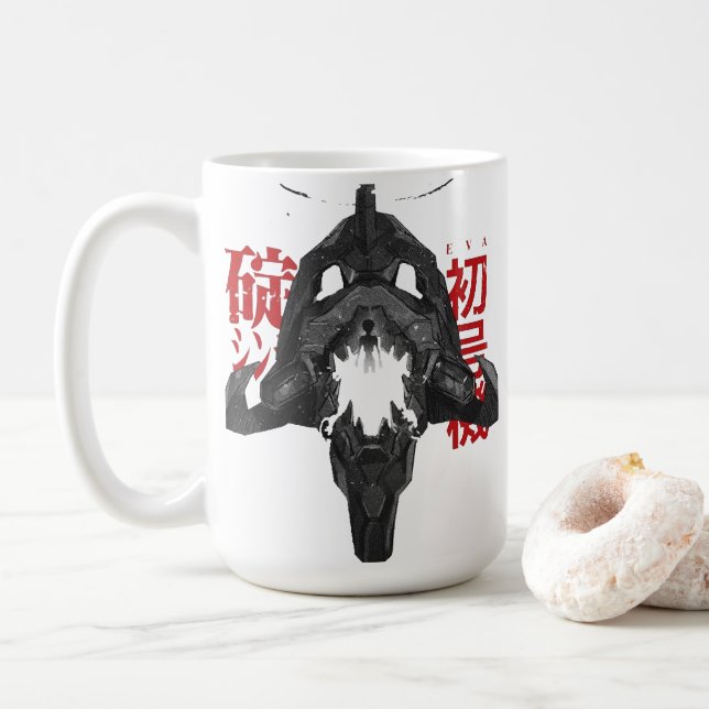 EVANGELION BERSERK UNIT 01 COFFEE MUG (With Donut)
