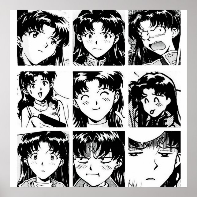 Evangelion  Misato  Poster (Front)
