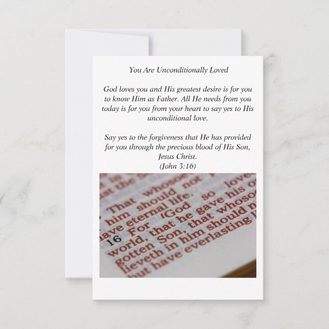 Evangelism card (Front)