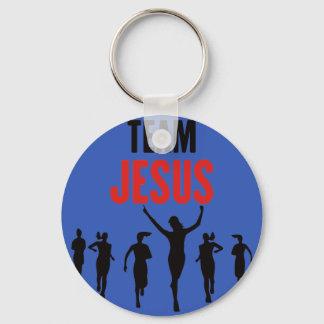 Evangelism on a Tee: Team Jesus T-Shirt Key Ring
