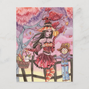 Evania - Witch Postcard
