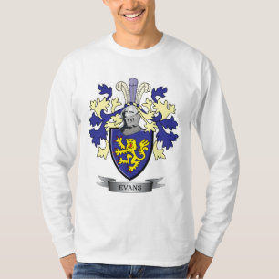 Evans Family Crest Coat of Arms T-Shirt