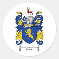 EVANS FAMILY CREST - EVANS COAT OF ARMS