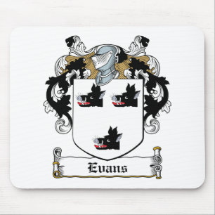 Evans Family Crest Mouse Mat