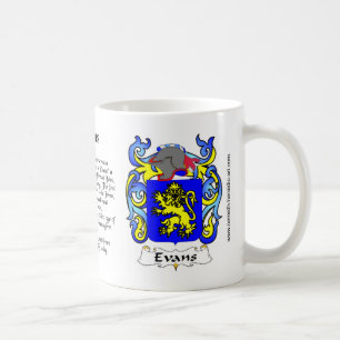 Evans Family Crest mug