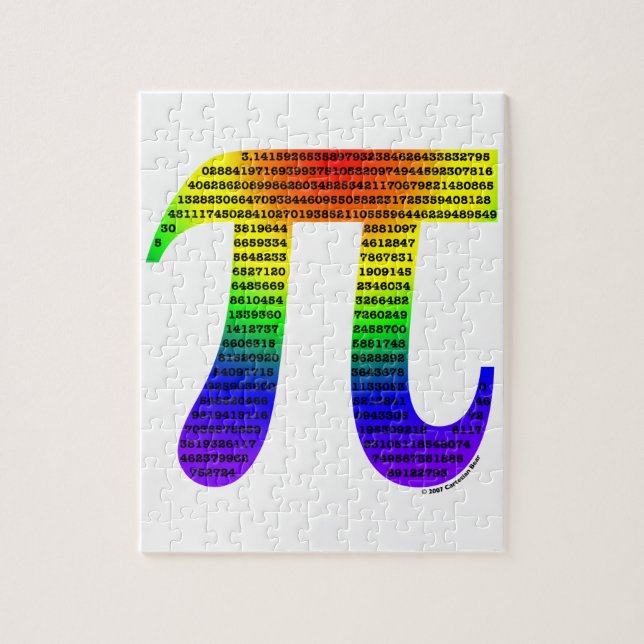 Evan's Pi #2 Jigsaw Puzzle (Vertical)