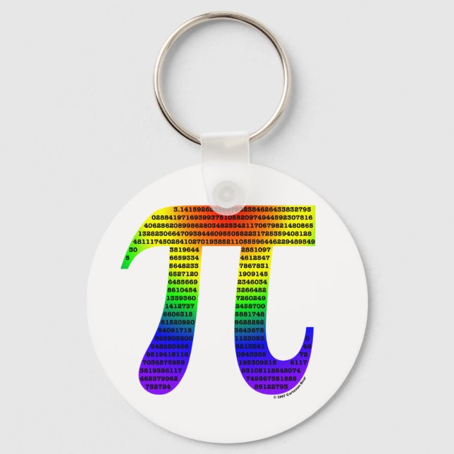 Evan's Pi #2 Key Ring (Front)