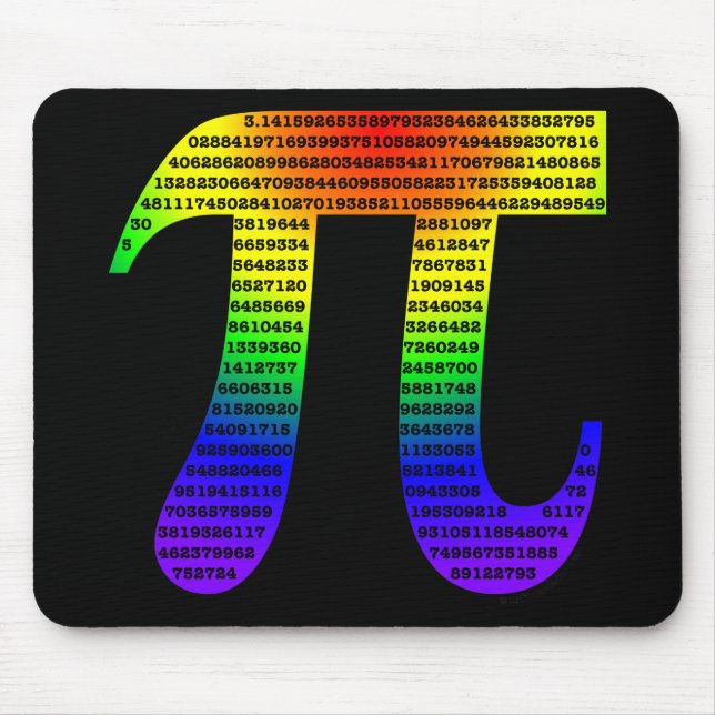 Evan's Pi #2 Mouse Mat (Front)