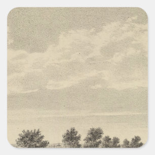 Evans Residence, Topeka, Kansas Square Sticker