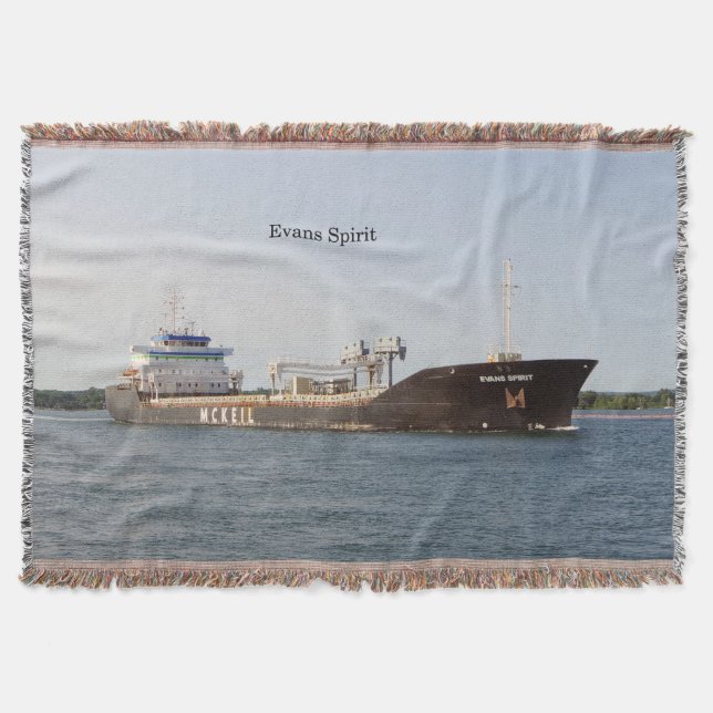 Evans Spirit woven blanket (Front)