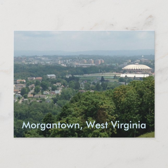 Evansdale Coliseum Morgantown WV Postcards (Front)
